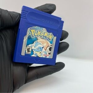 Original Nintendo Pokemon Blue - Authentic 1998 Cartridge Tested & Saves